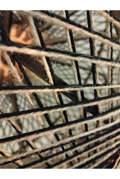 Bohem,Rustik,Modern,Jüt,Doğal,El Yapımı Sarkıt Avize - 5