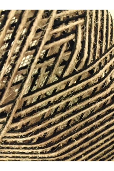 Bohem,Ahşap,Jüt,Hasır,Doğal Lambader 125*32 - 7