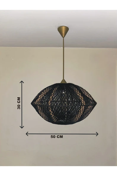 Bohem,Rustik,Modern,Doğal,El Yapımı Sarkıt Avize - 5