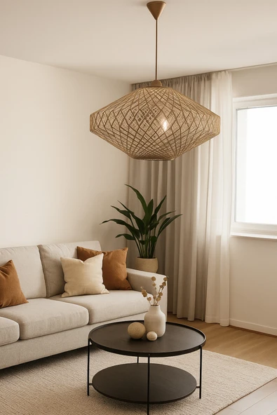 Bohem,Rustik,Modern,Jüt,Doğal,El Yapımı Sarkıt Avize