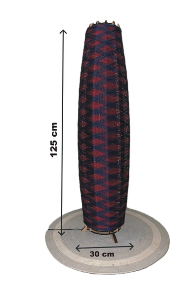 Bohem,Ahşap,Rustik,Modern,Doğal El Yapımı Lambader 125*32 - 6