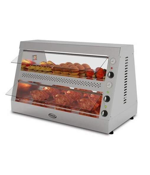 Pimak Sıcak Teşhir Ünitesi 15-25 Piliç 116 x 66 x 76 (cm) ürün görseli 1