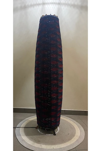 Bohem,Ahşap,Rustik,Modern,Doğal El Yapımı Lambader 125*32 - 3