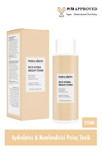 Maruderm Pirinç Özlü Aydınlatıcı Tonik 250 ML - Resim 2