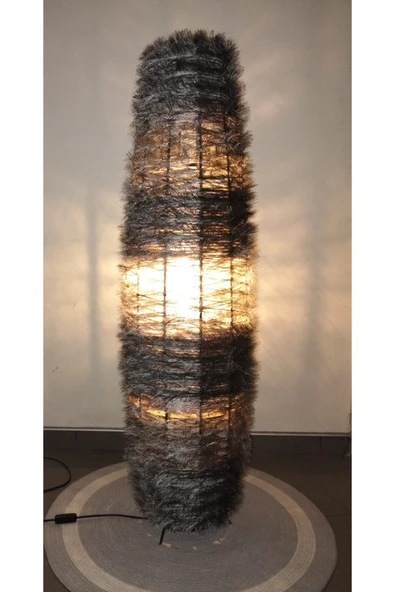 Bohem,Ahşap,Rustik,Doğal Lambader 125*32 - 2