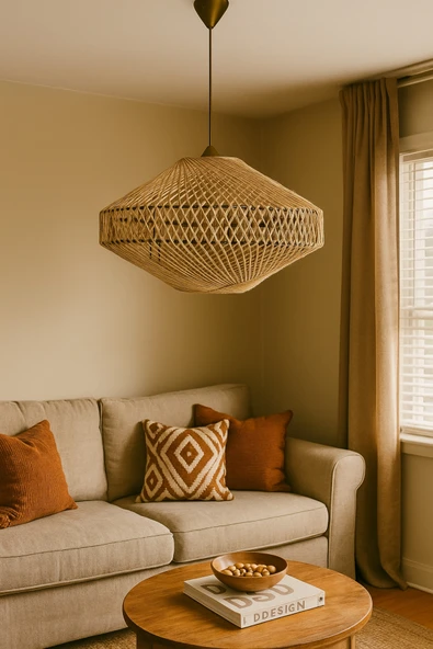 Bohem,Rustik,Modern,Jüt,Doğal,El Yapımı Sarkıt Avize