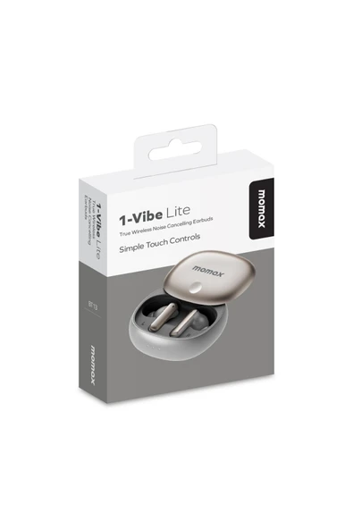 MOMAX BT13L 1-VIBE LITE TRUE WIRELESS NOISE CANCELLING EARBUDS TİTANİUM - 8