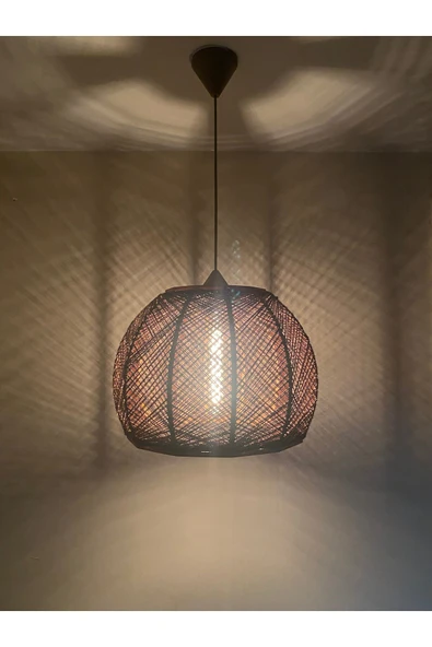 Bohem,Rustik,Modern,Doğal,El Yapımı Sarkıt Avize - 3