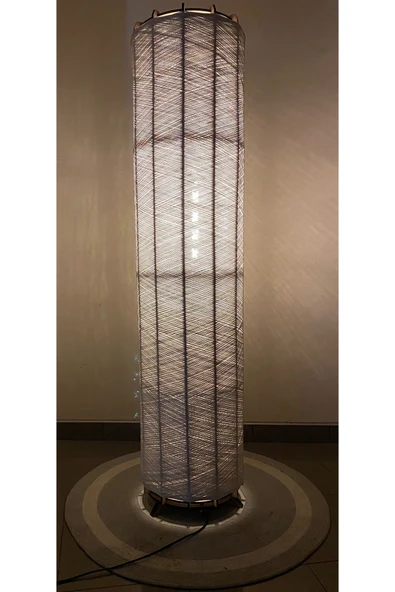 Bohem,Ahşap,,Doğal El Yapımı Lambader 135*32 - 2