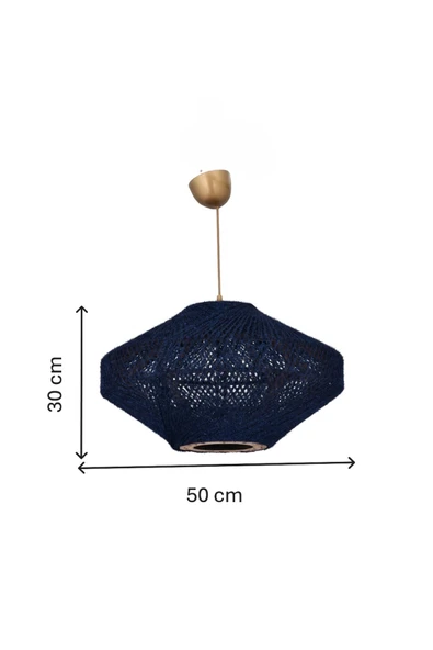 Bohem,Rustik,Modern,Simli,Doğal,El Yapımı Sarkıt Avize - 3