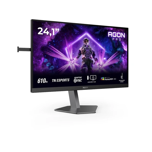 AOC AGON AG246FK6 24.1"  610Hz  0.5ms Adaptive Sync Ultra Fast TN Pivot Gaming Monitör - Resim 2