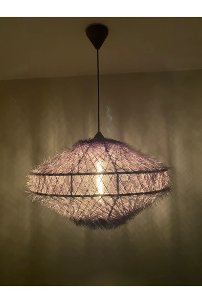 Bohem,Rustik,Modern,Jüt,Doğal,El Yapımı Sarkıt Avize - 3