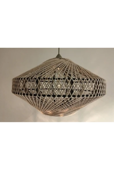 Bohem,Rustik,Modern,Jüt,Doğal,El Yapımı Sarkıt Avize - 5