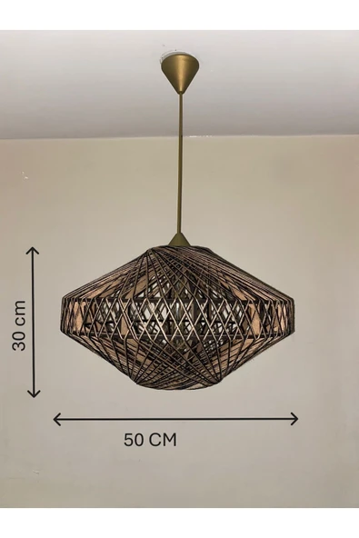 Bohem,Rustik,Modern,Jüt,Doğal,El Yapımı Sarkıt Avize - 8