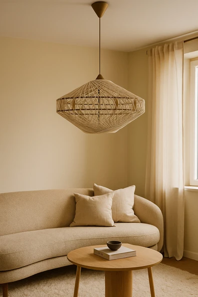 Bohem,Rustik,Modern,Jüt,Doğal,El Yapımı Sarkıt Avize