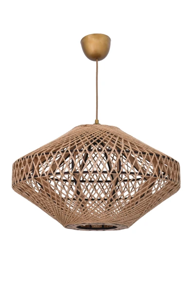 Bohem,Rustik,Jüt,Doğal,Hasır,El Yapımı Sarkıt Avize - 2