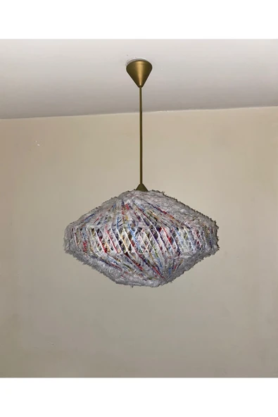 Bohem,Rustik,Modern,Simli,Doğal,El Yapımı Sarkıt Avize - 2