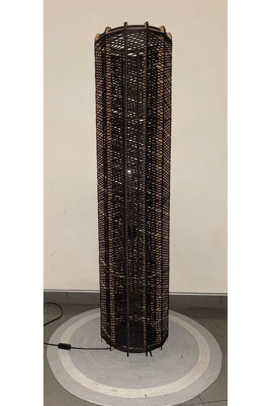 Bohem,Ahşap,Rustik,Modern,Doğal El Yapımı Lambader 135*32 - 3