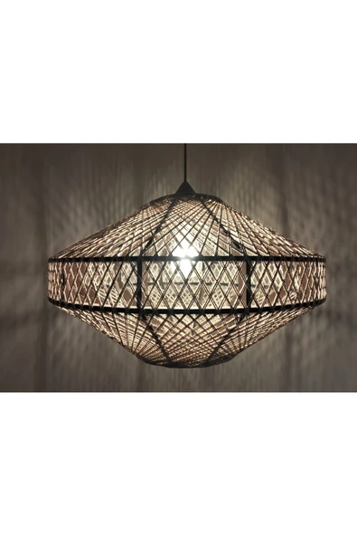 Bohem,Rustik,Modern,Jüt,Doğal,El Yapımı Sarkıt Avize - 7