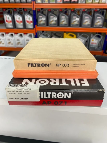 Filtron AP071 Hava Filtresi COMBO B 93-02 TIGRA A 93-02 CORSA B 93-02 93-02 Benzinli 5834037 92101279 1444P9 834581 90486296 90541322 834583 90411732 90412779 90486297 90486299 834582