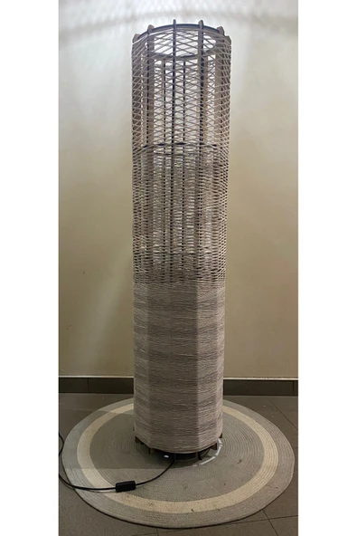 Bohem,Ahşap,Modern,Rustik,İskandinav,Doğal El Yapımı Lambader 135*32 - 5