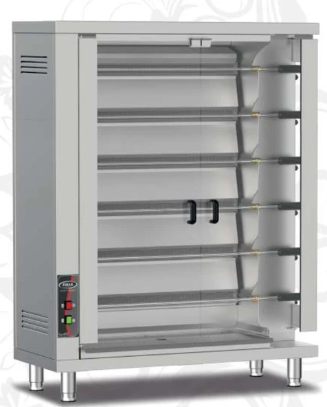 Pimak Radyanlı Piliç Çevirme Makinesi Doğalgazlı 36 Piliç ürün görseli 1