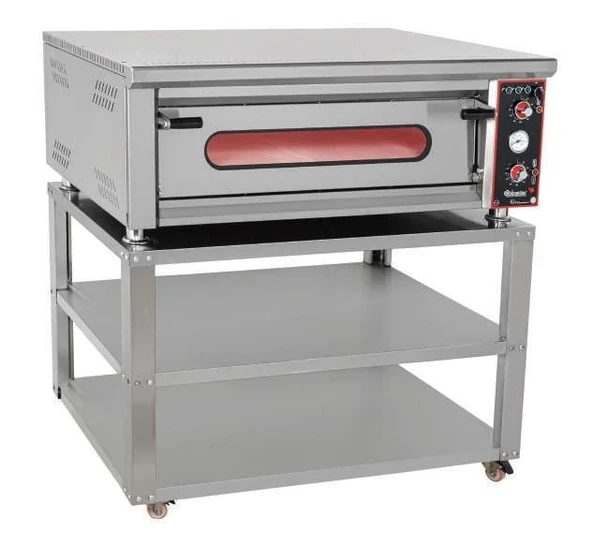 Himaksan Tek Katlı Pizza Fırını Doğalgazlı 6 Pizza - Resim 2