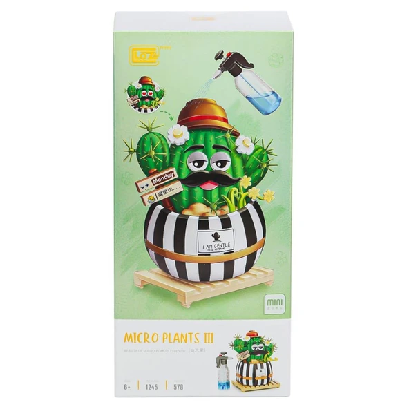 LZ1245 NessiWorld Kaktüs Blok Seti -Vagon life ürün görseli