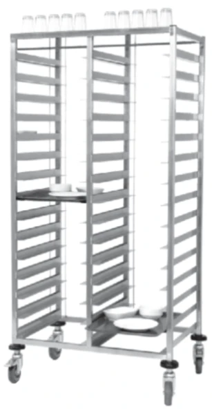 Pimak Mutfak Bulaşık Arabası Küvet Taşıma 1/1 44 x 63 x 172 (cm)  ürün görseli 1