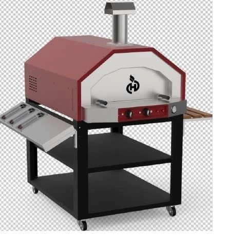 Himaksan Kubbeli Pizza Fırını Tüplü 8x9 ürün görseli