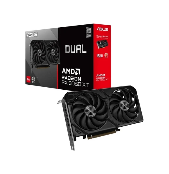 Asus Dual Amd Radeon Rx 9060xt 16gb Dual-rx9060xt-16g Gddr6 Aeae2asu0056