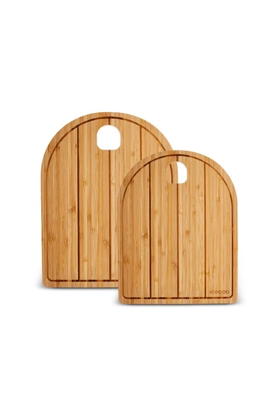 Leyla 2'li Bambu Kesme Tahtası 28/33 cm - Resim 4