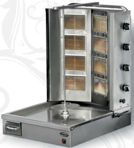 Pimak Doğalgazlı Alt Motorlu Döner Makinası 5 + 5 Gözlü ürün görseli 1