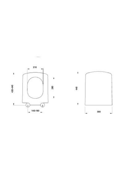 Tutti S Klozet Kapağı Yavaş Kapanır Mat Antrasit A0312-020 - 2