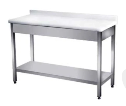 Pimak Mermer Tablalı Tezgah - Taban Raflı120 x 60 x 85 (cm) ürün görseli 1