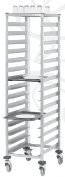 Pimak Mutfak Bulaşık Arabası Tekli Tepsi Taşıma 40 x 60 (cm) ürün görseli