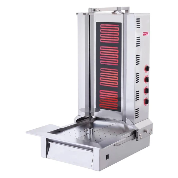 Işıkgaz Silver Elektrikli 4 Radyanlı Alttan Motorlu Döner Ocağı - Resim 2