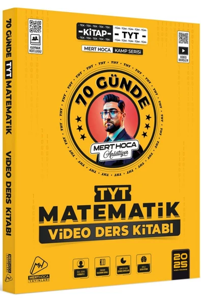 Anka Yayınları Mert Hoca Yayınları 2025 70 Günde TYT Matematik Kampı Video Ders Kitabı