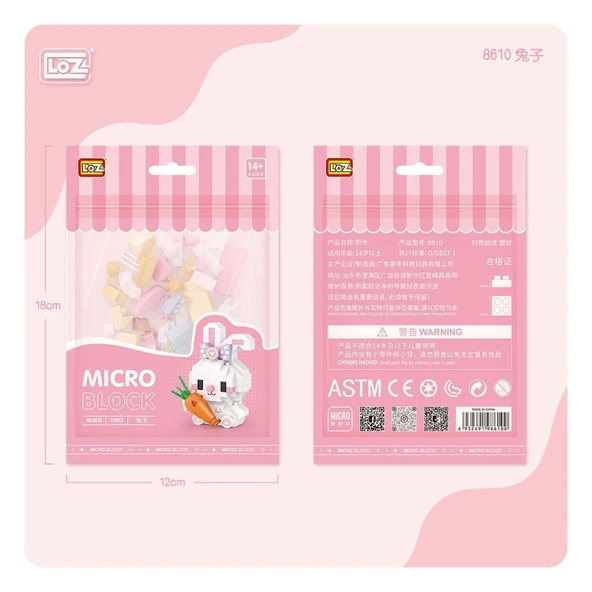 LZ8610 LOZ Blok Oyuncak Mini Poşet -Vagonlife ürün görseli