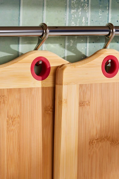 Lara 2'li Bambu Kesme Tahtası 30/36 cm - Resim 4