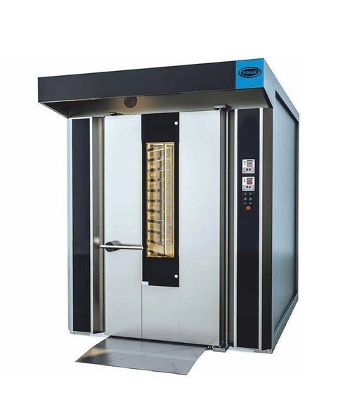 Pimak Tüplü Döner Arabalı Ekmek Fırını 14 Tepsi 150 x 190 x 200 cm ürün görseli 1