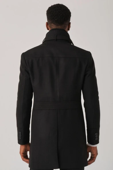 Plus Scorpion Erkek Kaşe Kaban – Çıkartılabilir Fermuarlı Ribanalı Yaka, Slim Fit İtalyan Kesim, Şık ve Fonksiyonel Bej, Taba, Kahverengi, Gri, Siyah - 11