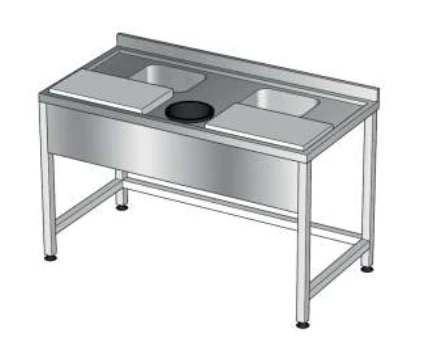 Pimak Balık Hazırlama Tezgahı 140 x 70 x 85 (cm) ürün görseli 1