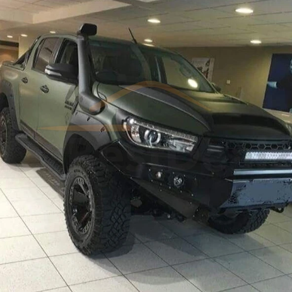 Arka Stop çerçevesi Far Çerçevesi Seti SiyahToyota Hilux 2015-2019  4wd  lere Uygundur - Resim 5