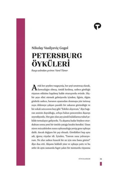 Turkuvaz Kitap Petersburg Öyküleri