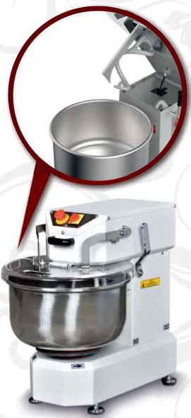 Boğaziçi Spıral Hamur Yoğurma Makinesi 20 KG Kalkar Kafa ürün görseli