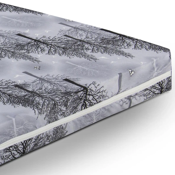 Smart Sünger Yatak , Yer Yatağı, Balkon Sedir Minderi  Beyaz 90x200 - 4