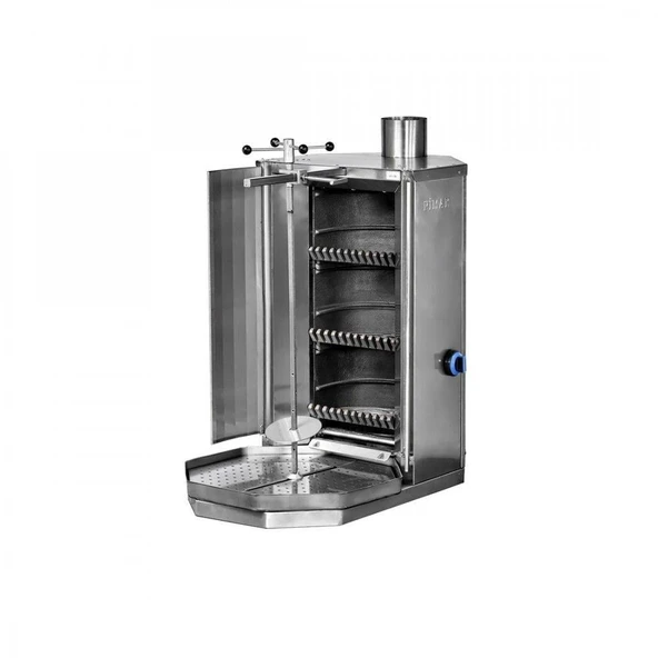 Pimak Kömürlü Döner Makinesi 4 Gözlü 50x76x116 cm   ürün görseli 1