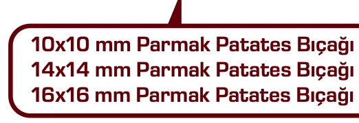 Boğaziçi Patates Doğrama Makinesi 1000 kg / Saat - Resim 2