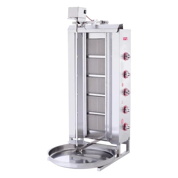 Işıkgaz Silver Doğalgazlı 5 Radyanlı Üstten Motorlu Döner Ocağı - Resim 2